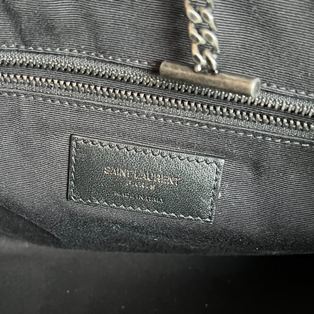 Rare Yves Saint Laurent Black Python Handbag - image 4